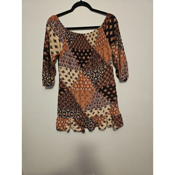 Band of Gypsies Womens Bohemian Dress Small Southwestern‎ Pattern - Picture 1 of 5